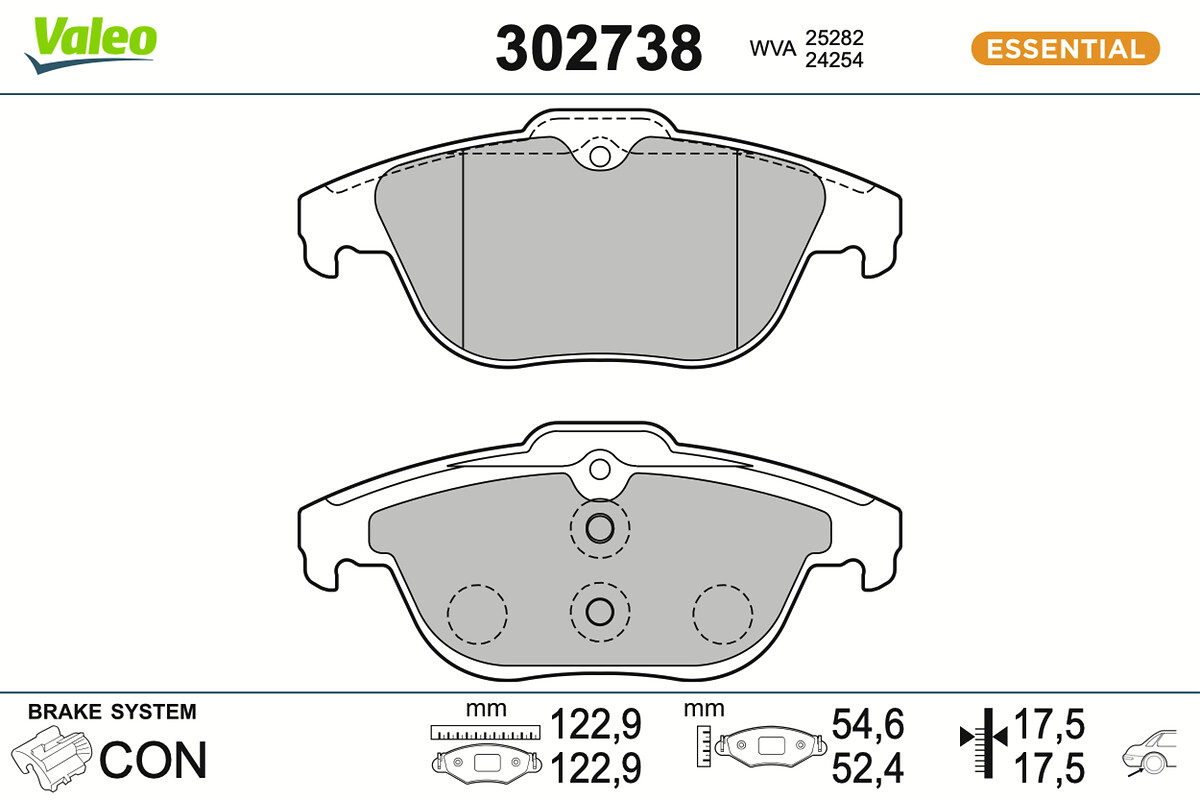 BRAKE PADS FIRST MERCEDES GLK-CLASS RR